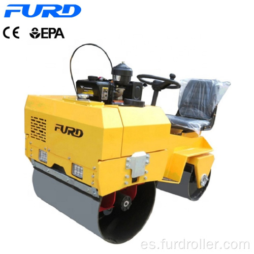 Mini Road Roller Hidráulico de doble tambor Vibratorio Roller FYL-855